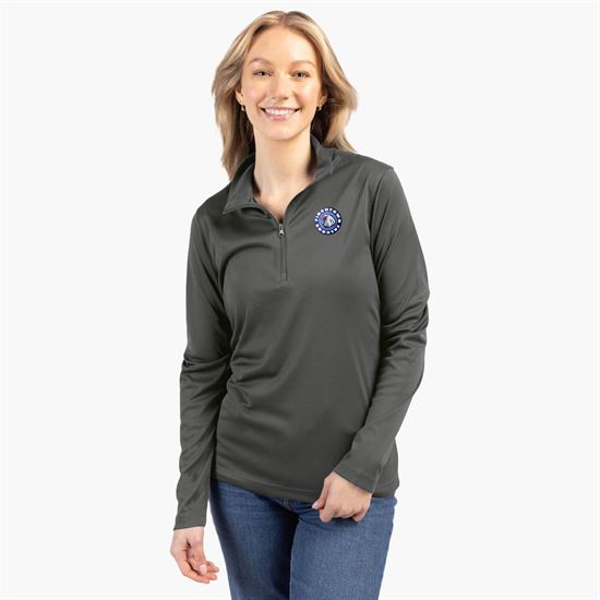 Full Color Clique Spin Performance 1/2 Zip Pullover - Women's