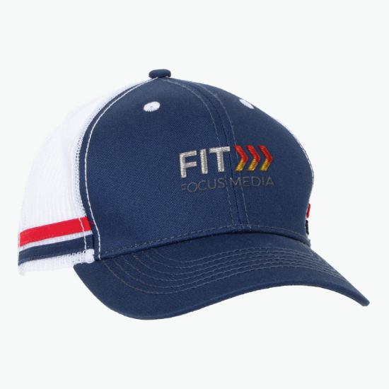 America 250 Striped Trucker Hat