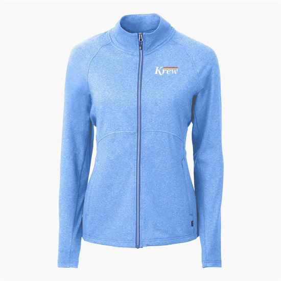 Cutter & Buck Adapt Eco Heather Knit Full Zip - Women's