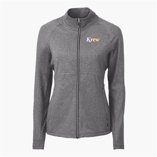 Cutter & Buck Adapt Eco Heather Knit Full Zip - Women's