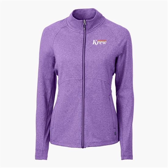 Cutter & Buck Adapt Eco Heather Knit Full Zip - Women's