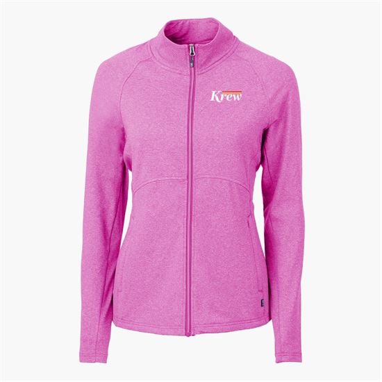 Cutter & Buck Adapt Eco Heather Knit Full Zip - Women's