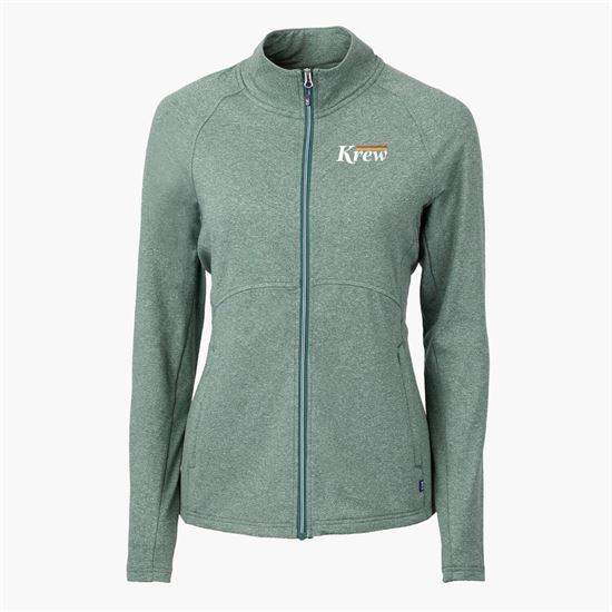 Cutter & Buck Adapt Eco Heather Knit Full Zip - Women's