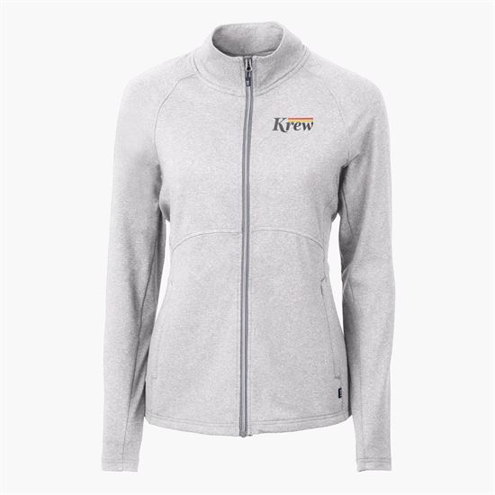 Cutter & Buck Adapt Eco Heather Knit Full Zip - Women's