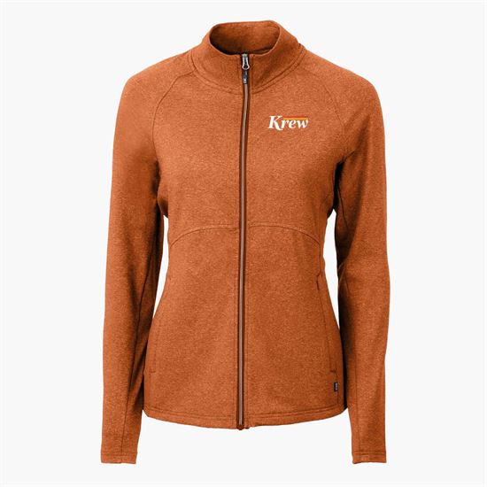 Cutter & Buck Adapt Eco Heather Knit Full Zip - Women's