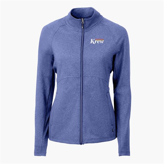 Cutter & Buck Adapt Eco Heather Knit Full Zip - Women's