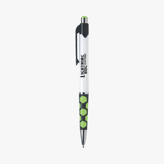 Mardi Gras Hex Ballpoint Pen