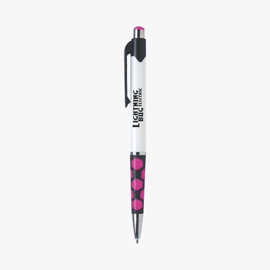 Mardi Gras Hex Ballpoint Pen