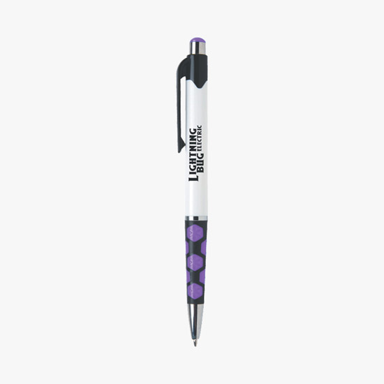 Mardi Gras Hex Ballpoint Pen