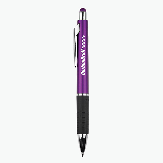 Bounty Metallic Stylus Gripper Pen - 24-Hour Production
