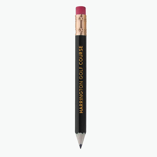 Hex Golf Pencil with Eraser