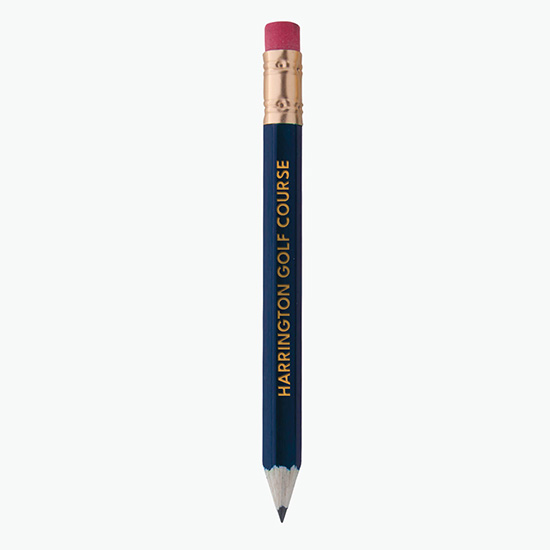 Hex Golf Pencil with Eraser