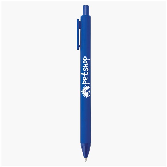 Alix Rubberized Plastic Pen