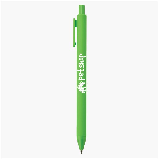 Alix Rubberized Plastic Pen