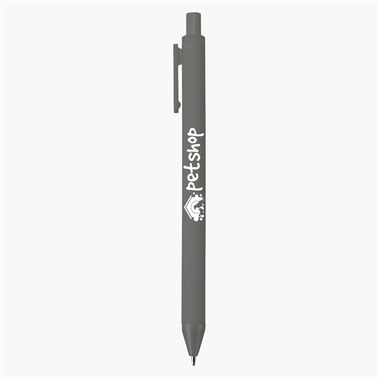 Alix Rubberized Plastic Pen