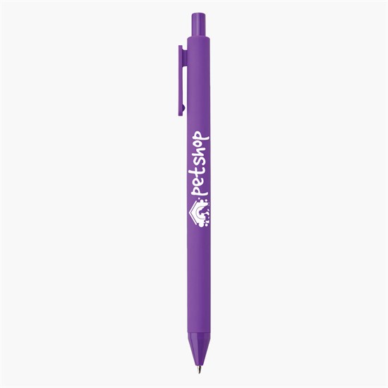 Alix Rubberized Plastic Pen