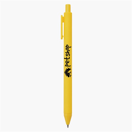 Alix Rubberized Plastic Pen