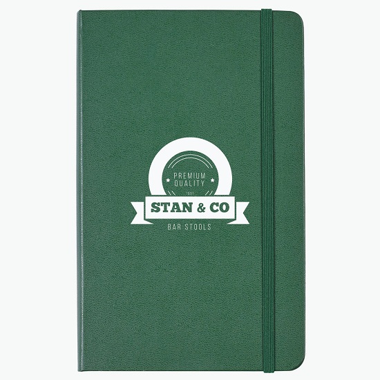 Moleskine® Hard Cover Large Notebook - Ruled - Printed