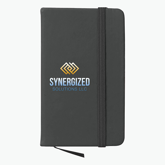 Pocket Journal with Elastic Closure and Bookmark - Full Color