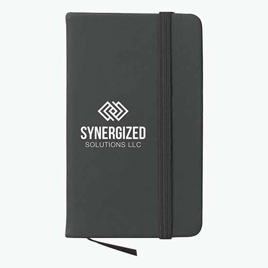 Pocket Journal with Elastic Closure and Bookmark