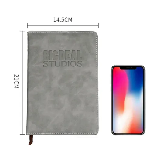 TiTUS® Executive Faux Suede Journal - Debossed