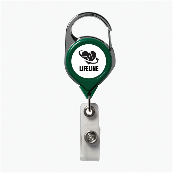 Twist-Free Carabiner Badge Reel