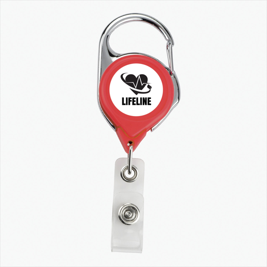 Twist-Free Carabiner Badge Reel