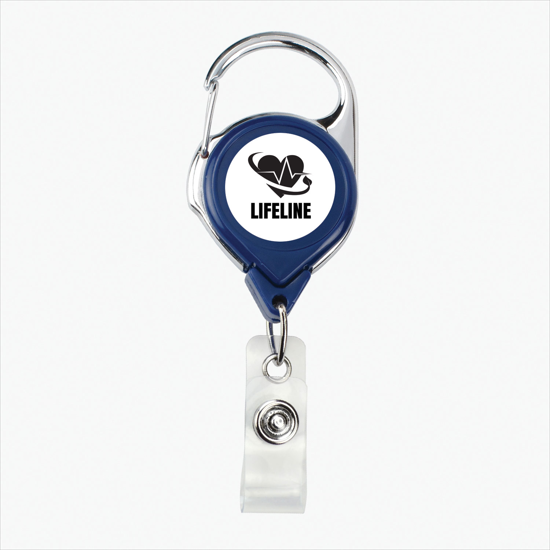 Twist-Free Carabiner Badge Reel