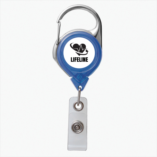 Twist-Free Carabiner Badge Reel