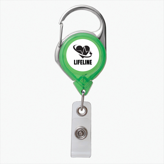Twist-Free Carabiner Badge Reel