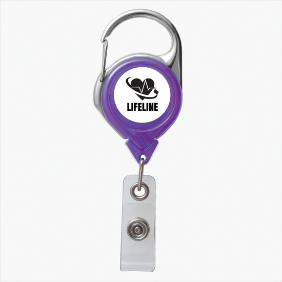 Twist-Free Carabiner Badge Reel
