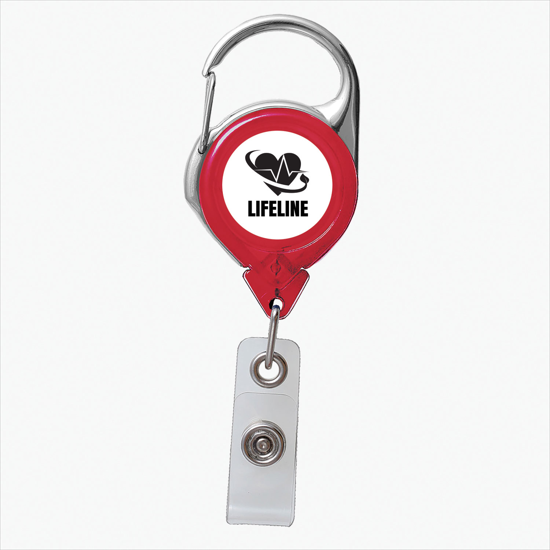 Twist-Free Carabiner Badge Reel