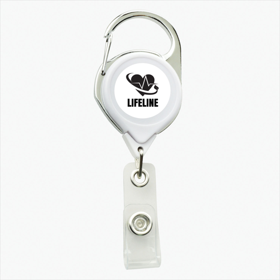 Twist-Free Carabiner Badge Reel