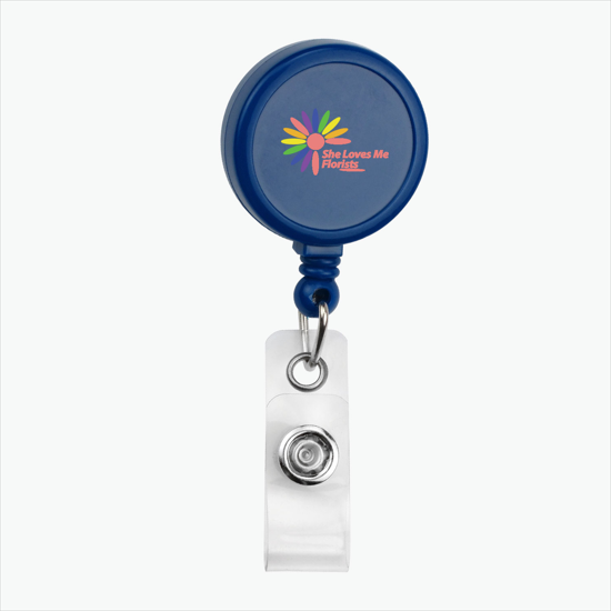 MaxLabel Badge Reel with Swivel Clip - Full Color