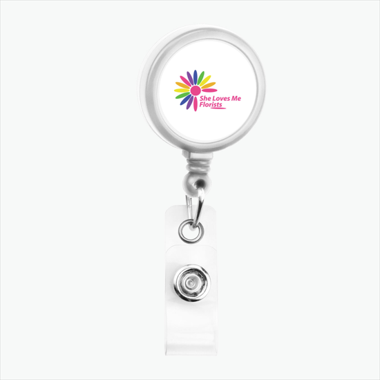 MaxLabel Badge Reel with Swivel Clip