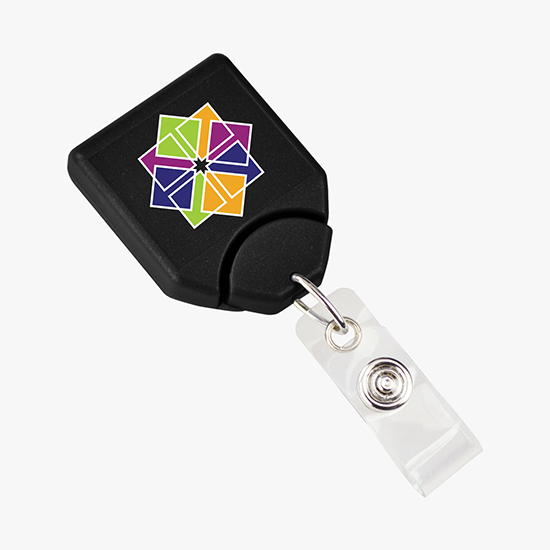 Twist-Free B-REEL Badge Reel with Swivel Clip - Full-Color