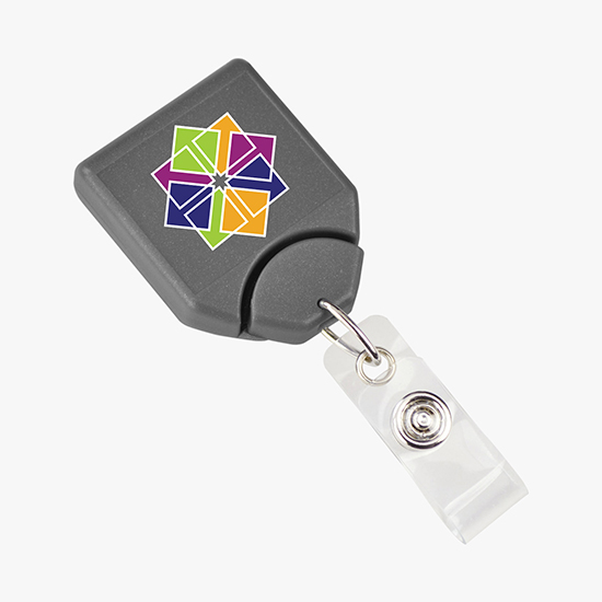 Twist-Free B-REEL Badge Reel with Swivel Clip - Full-Color