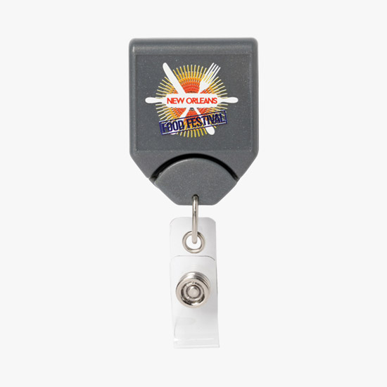 Twist-Free B-REEL Badge Reel with Swivel Clip - Full-Color
