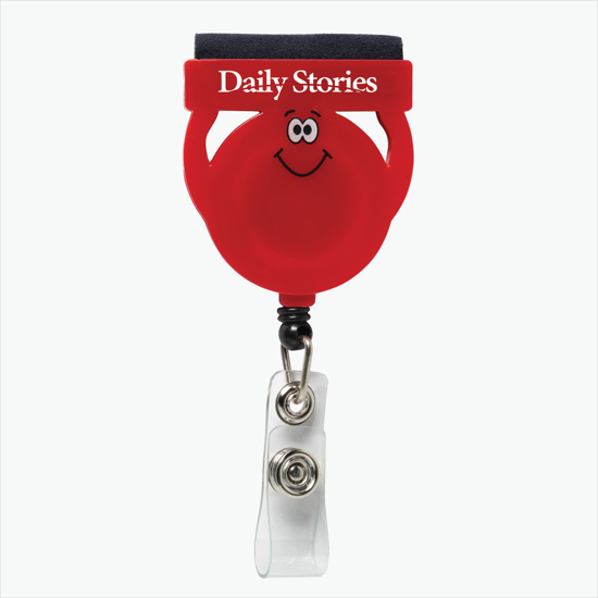 Goofy Badge Reel and Screen Cleaner - Clearance