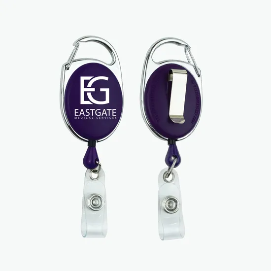 Premium Choice Retractable Carabiner Style Badge Reel