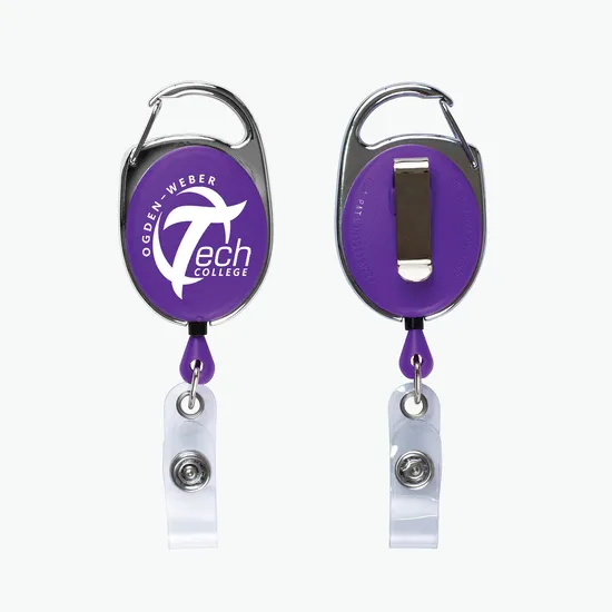 Premium Choice Retractable Carabiner Style Badge Reel