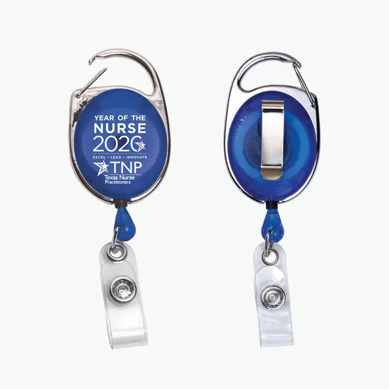 Premium Choice Retractable Carabiner Style Badge Reel