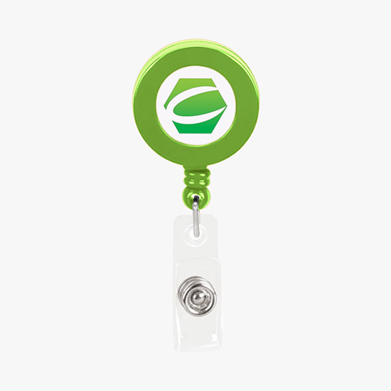 Full-Color Retractable Badge Holder