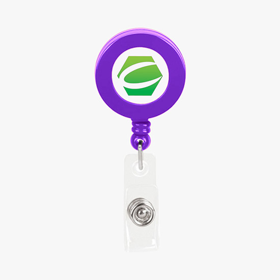 Full-Color Retractable Badge Holder