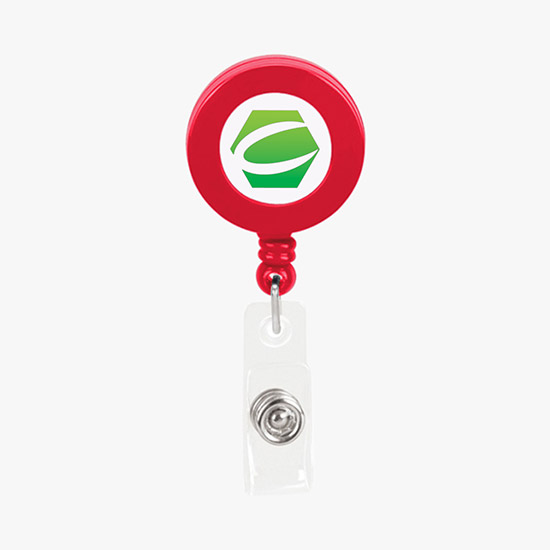 Full-Color Retractable Badge Holder