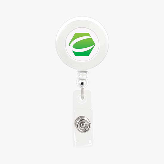 Full-Color Retractable Badge Holder