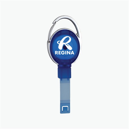 Recycled Carabiner Badge Reel - Full Color
