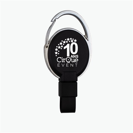 Recycled Carabiner Badge Reel