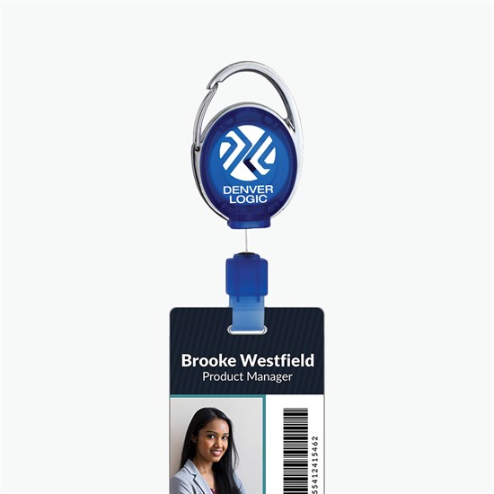 Recycled Carabiner Badge Reel