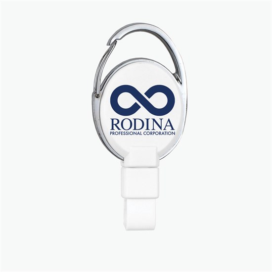Recycled Carabiner Badge Reel